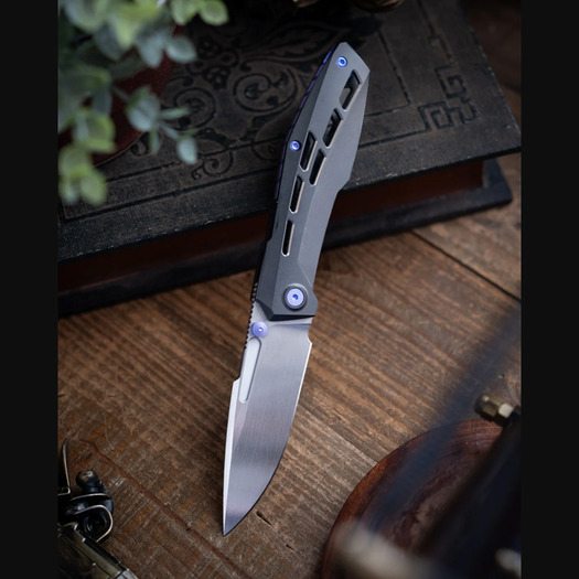 Null Knives Raiden R2: Aero - Blurple / Hand Rubbed vouwmes