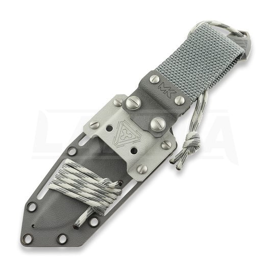 MK Knives & Tools Nomad "FuturePunk" kés, Two-tone Gray G-10, Blasted