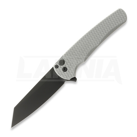 Pro-Tech Malibu 접이식 나이프, Grey Battleworn Dragon Scale Aluminum, DLC 5436-BWGREY