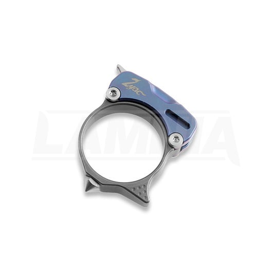 Zyac Knives Titanium Ring Taschenmesser, blau