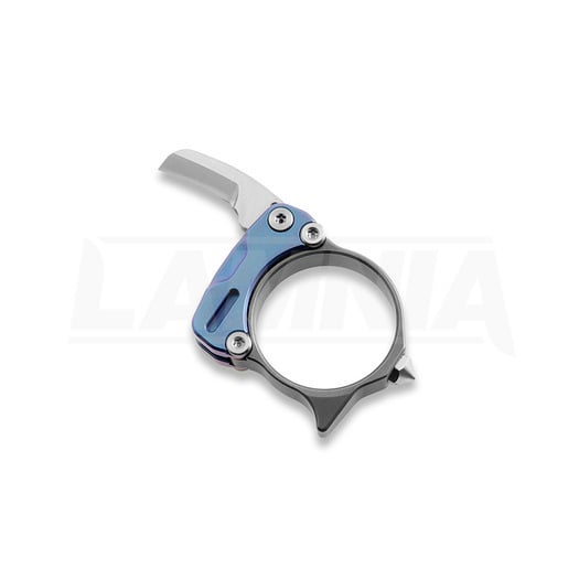 Zyac Knives Titanium Ring Taschenmesser, blau