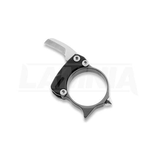 Zyac Knives Titanium Ring Taschenmesser, schwarz