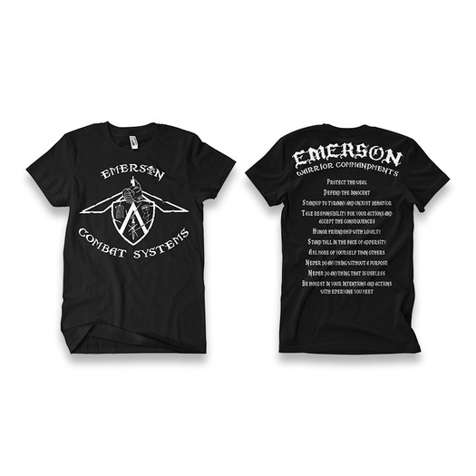 Emerson Warrior Commandments t-paita