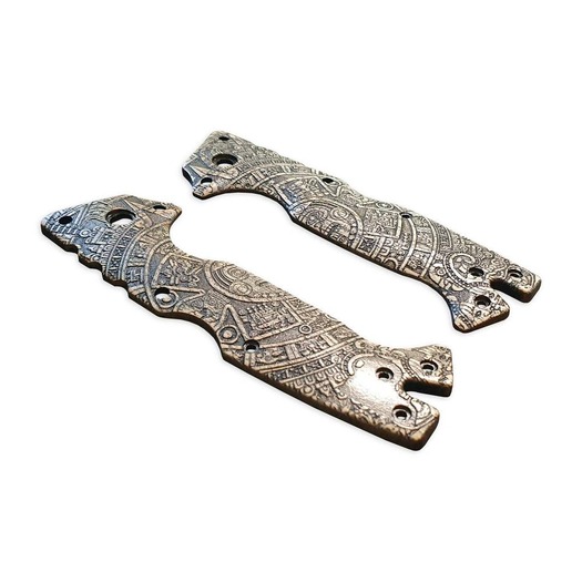Svechnikov Workshop Cold Steel AD-10 Aztec handle scales