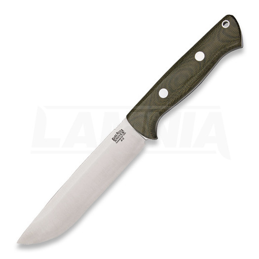 Nôž na prežitie Bark River Bravo 1.5 canvas micarta, zelená