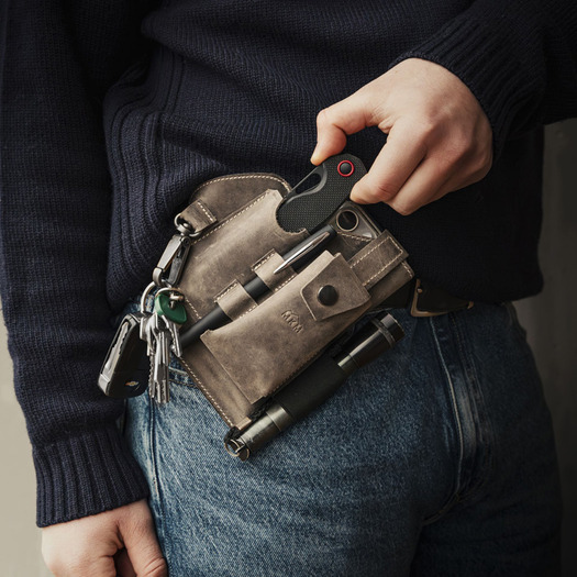 MKM Knives Belt Organizer Sheath, 灰色 MKBOLS-1