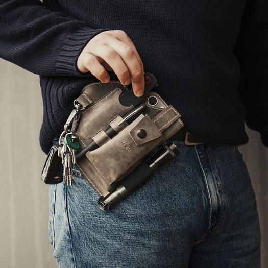 MKM Knives Belt Organizer Sheath, 灰色 MKBOLS-1