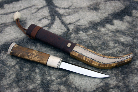 มีดฟินแลนด์ Pasi Jaakonaho Antler Puukko