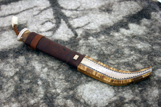 Pasi Jaakonaho Antler Puukko סכין פינית