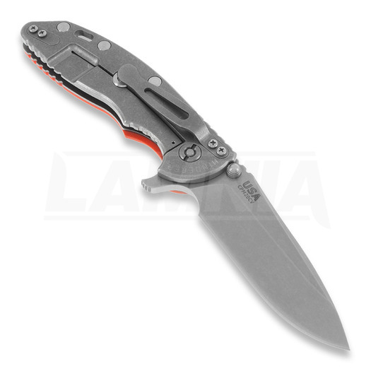 Hinderer XM-18 3,5" Spear Point vouwmes, oranje