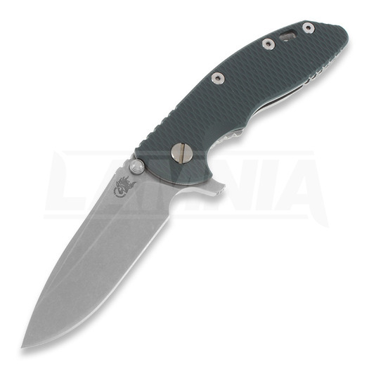 Hinderer XM-18 3,5" Spear Point foldekniv, dark green