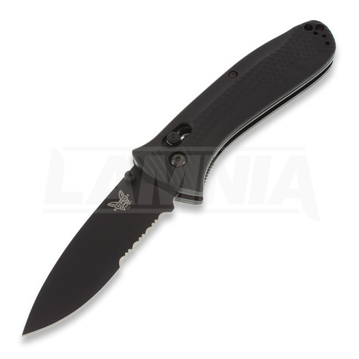 Coltello pieghevole Benchmade Presidio Ultra, nero, dentatura lama 522SBK