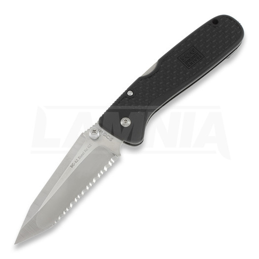 SOG AutoClip X42 fällkniv, tandad C378206118