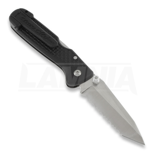 SOG AutoClip X42 mini összecsukható kés, fűrészfogú C378207113