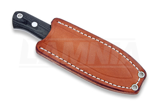 Cuchillo de cuello Bark River Bravo Necker, negro