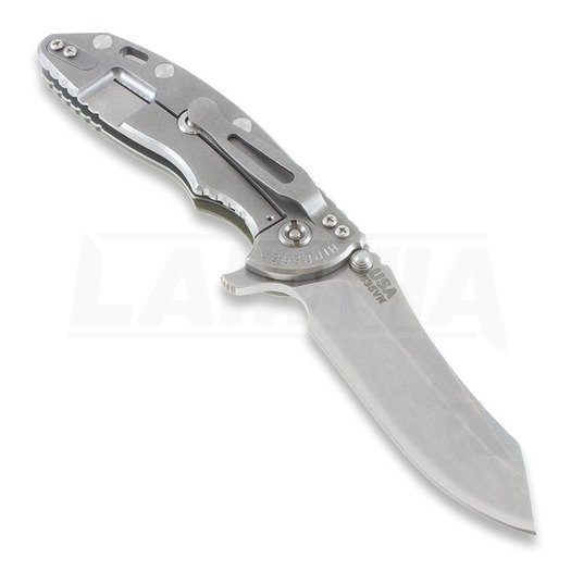 Hinderer XM-18 3,5" Skinner vouwmes, olijfgroen