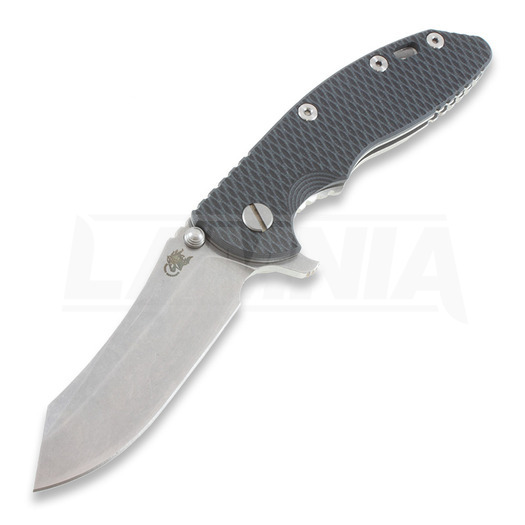 Navalha Hinderer XM-18 3,5" Skinner, black/blue