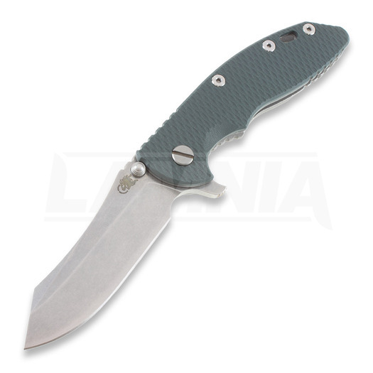 Hinderer XM-18 3,5" Skinner összecsukható kés, dark green/Ti battle grey