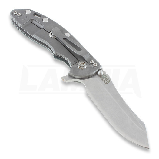 Πτυσσόμενο μαχαίρι Hinderer XM-18 3,5" Skinner, dark green/Ti battle grey