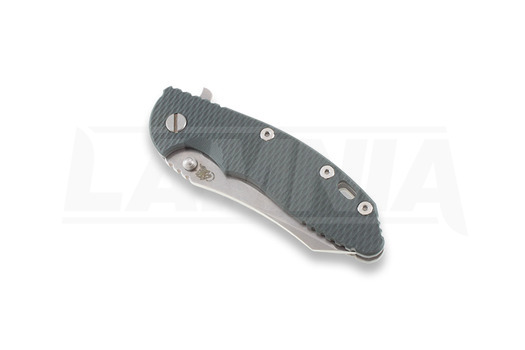 Hinderer XM-18 3,5" Skinner foldekniv, dark green/Ti battle grey