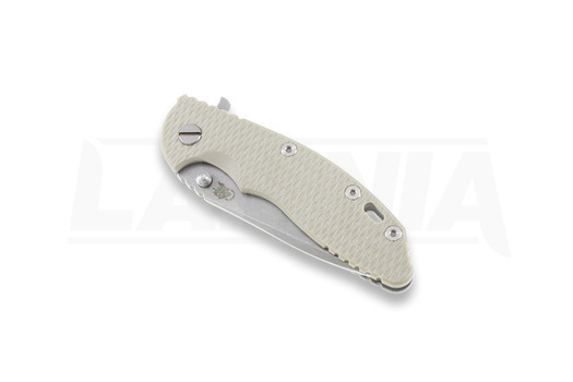 Hinderer XM-18 3,5" Spanto összecsukható kés, grey/Ti battle finish