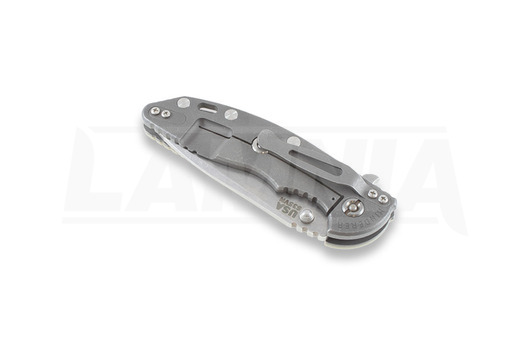 Πτυσσόμενο μαχαίρι Hinderer XM-18 3,5" Spanto, grey/Ti battle finish