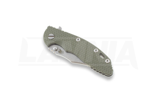 Briceag Hinderer XM-18 3,5" bowie, green/Ti battle finish