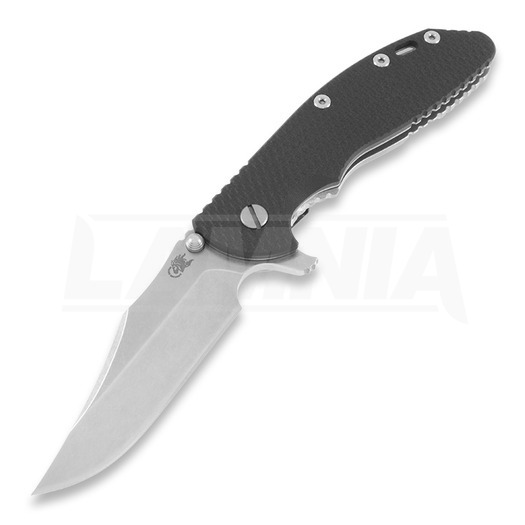 Hinderer XM-24 Bowie összecsukható kés, fekete