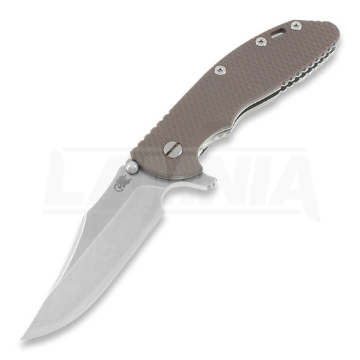 Hinderer XM-24 Bowie foldekniv, dark earth