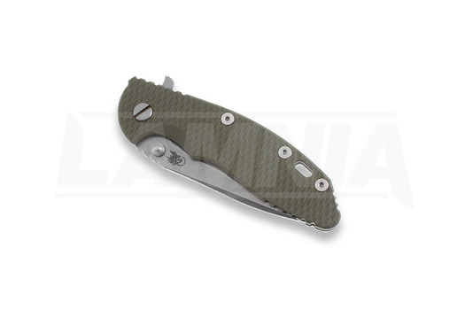 Hinderer XM-18 3,5" Spearpoint vouwmes, olijfgroen