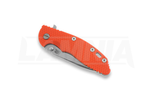 Hinderer XM-18 3,5" Spearpoint foldekniv, orange