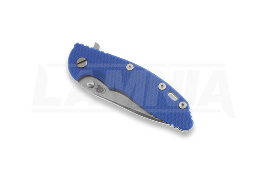 Hinderer XM-18 3,5" Spearpoint vouwmes, blauw