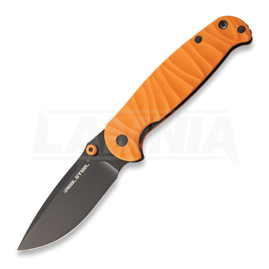 RealSteel H6 Orange Black Blade összecsukható kés 7782