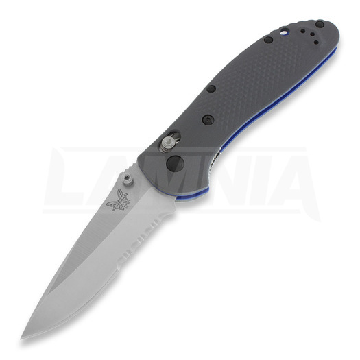 Benchmade Griptilian G10 折り畳みナイフ, サムスタッド, 鋸歯状 551S-1