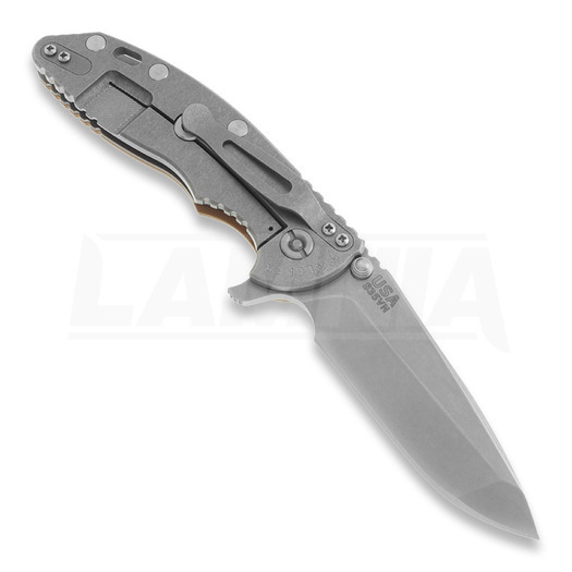 Hinderer XM-18 3,5" Spanto vouwmes, coyote brown