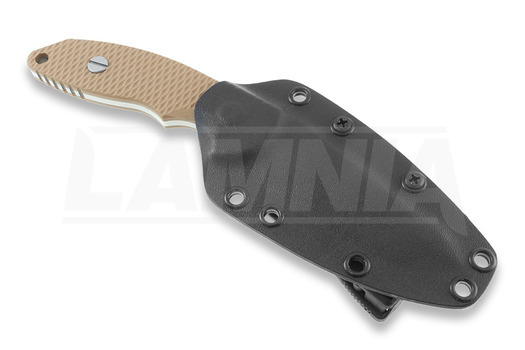 Hinderer FXM 3.5 Spanto kniv, coyote brown