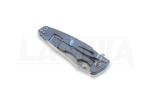 Navalha Hinderer Eklipse Ti, azul