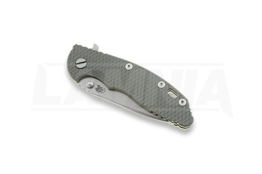 Hinderer XM-18 3,5" Spanto foldekniv, grå