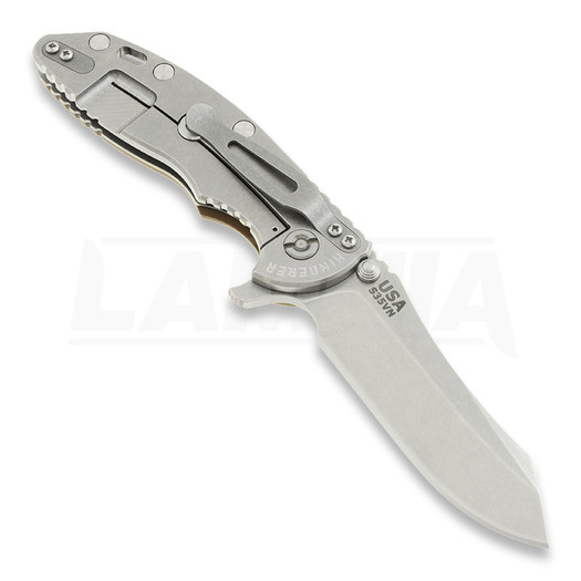 Hinderer XM-18 3,5" Skinner foldekniv, brun