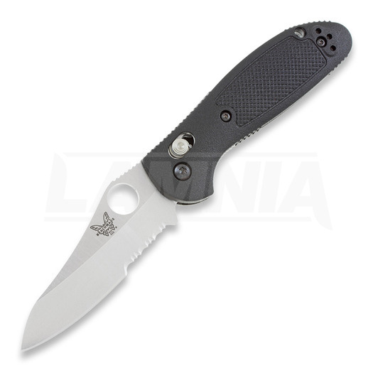 Zavírací nůž Benchmade Mini-Griptilian, otvor, vroubkování na čepeli 555SHG