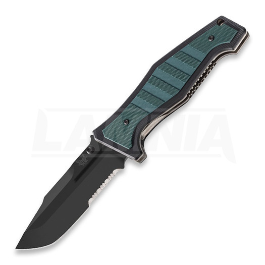 Benchmade Vicar foldekniv, sort, savtakket 757SBK