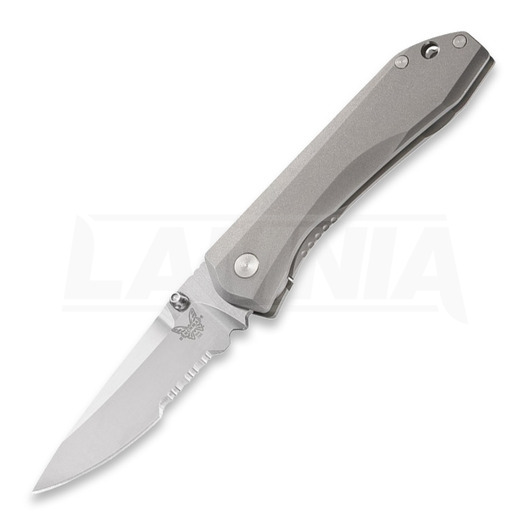 Benchmade Mini Ti Monolock összecsukható kés, fűrészfogú 765S