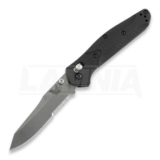 Benchmade Osborne Carbon Fibre folding knife, combo edge 940S-1