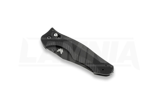 Benchmade Contego fällkniv, svart, tandad 810SBK