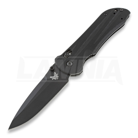 Benchmade Stryker Drop Point 접이식 나이프, 검정 908BK