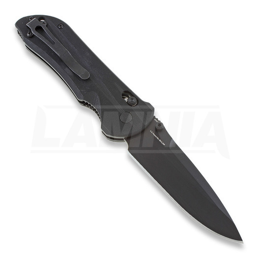 Benchmade Stryker Drop Point 접이식 나이프, 검정 908BK