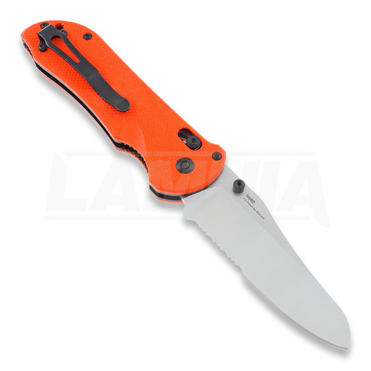 Skladací nôž Benchmade Triage, oranžová, zúbkovaný 915S-ORG