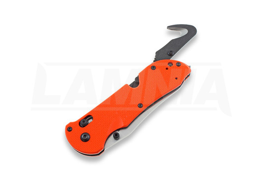 Benchmade Triage fällkniv, orange, tandad 915S-ORG