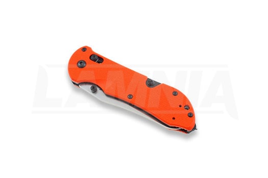 Zavírací nůž Benchmade Triage, oranžová, vroubkování na čepeli 915S-ORG