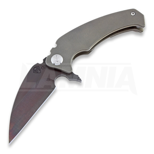 Briceag Medford Flipper FUK, Bronze Ti, flamed bevel